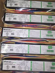 lot 24909 image: (10) Deltek 80215 34 Lamps T8 Fluorescent Ballast Instant Start 120277v 19540 cm
