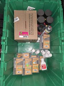 lot 24936 image: Bostitch Stainless Finish Nails and Maintenance Supplies Lot