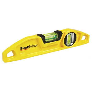 lot 24949 image: (2) Stanley FatMax 9 Aluminum Torpedo Levels 2 vial