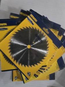 lot 24957 image: (9) Irwin Steel Circular Saw Blades 7 14 40 Teeth