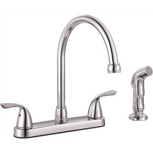 lot 24968 image: (2) Westlake Kitchen Faucet Hi Arc With Spray Lead Free Chrome - Retail $115.28