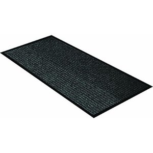 lot 45952 image: (4) W.J. Dennis EBK3660 Gatorback Carpet Door Mat-36X60 GAT BLACK DOOR MAT - Retail $82.84