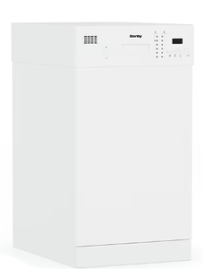 lot 6506 image: Danby DDW1804EW 18 Inch Built In Full Console Dishwasher - Retail $868.25