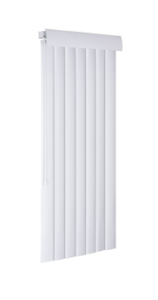 lot 14842 image: (2) Lotus Vinyl Vertical Blinds, 3.5in 46 X 46