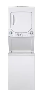 lot 6502 image: GE Stackable Washer and Dryer Combo GUD24ESSM1WW