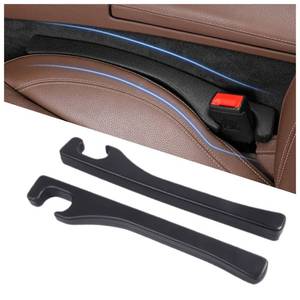 lot 7011 image: Hiseanllo Car Seat Gap Filler 2 Pack, Universal Fit PU Leather Car Seat Gap Plug to Fill The Gap Between Seat and Console, Car Seat Crevice Blocker Stop Things from Dropping