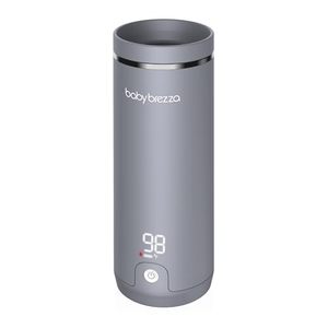 lot 2909 image: Baby Brezza Superfast Portable Baby Bottle Warmer 50% Faster - Travel Breastmilk Warmer and Formula Warmer - Safe, Even Heating - Up to 9oz - No Adapters, Grey - Retail $99.98