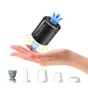 lot 2933 image: FLEXTAILGEAR Air Pump for Inflatables with Camping Lantern, Tiny Pump 2X, 4kPa Portable Air Pump Rechargeable Air Mattress Pump with Magnetic Design, for Sleeping Pads Pool Floats Swimming Rings