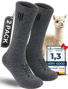 lot 2949 image: Alpaca Boot Socks for Men and Women, Moisture Wicking, Temperature Regulating, Hiking, Running (US, Alpha, Large, Regular, Regular, Dark Gray)