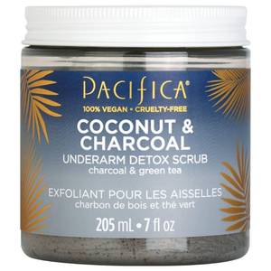 lot 2957 image: Pacifica Underarm Body Scrub - Armpit Detox Coconut &amp Charcoal Deodorant Exfoliating &amp Nourishing for Natural Deodorant Users &nbspAluminum-Free &amp Safe for Sensitive Skin, Vegan &amp Cruelty-Free, 7 fl oz