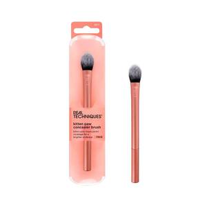 lot 2959 image: Real Techniques Brightening Concealer Makeup Brush, Viral Kitten Paw Brush Conceals Under Eyes, &amp Imperfections, Cover Dark Circles, For Brightener &amp Concealer, RT 242 Brush, Cruelty-Free, 1 Count