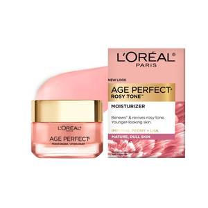 lot 2964 image: LOreal Paris Age Perfect Rosy Tone Anti-Aging Face Moisturizer, Renew &amp Revive Healthy Tone, 1.7 oz