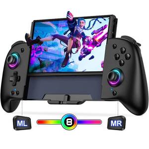lot 4738 image: Spican Switch Controllers for Nintendo SwitchSwitch OLED Controller, Switch Wireless Pro Controller One-Piece Joypad, Full-Size Ergonomic Handheld Mode Controller with BatteryTurboProgramming