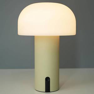 lot 4739 image: WEILAILUX Cordless Mushroom Table Lamp, Waterproof Shower Lamp, Battery Operated Table Lamp Rechargeable, Touch Dimmable Night Light for BedroomPatioCampingDinningOutdoor (Khaki)