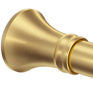 lot 4752 image: YNL Gold Shower Curtain Rod 36-84 Inch(3-7ft), No Slip No Drill Stainless Steel Spring Tension Curtain Rod, No Rust Shower Rod Adjustable For Bathroom Window Bedroom