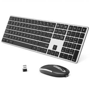 lot 4754 image: 2025 New Wireless Keyboard and Mouse Combo �2.4G Silent Cordless Keyboard Mouse Combo for Windows Chrome Laptop Computer PC Desktop- Ultra Slim �Quiet Full Size Keyboard with Number Pad- Black
