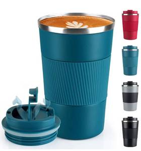 lot 7054 image: Coffee Mug 12oz - Insulated Travel Mug Spill Proof with Leakproof Lid Vacuum Stainless Steel Thermos Water Tumblers to GO, Reusable Coffee Cup for Men and Women for Hot & Cold Drinks