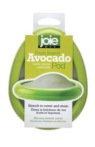 lot 7100 image: Joie Fresh Stretch Pod Avocado Storage Container, Silicone Food Saver, Keeps Leftover Produce Flavorful and Firm in Fridge, Reusable Kitchen Gadget, Dishwasher Safe, BPA-Free