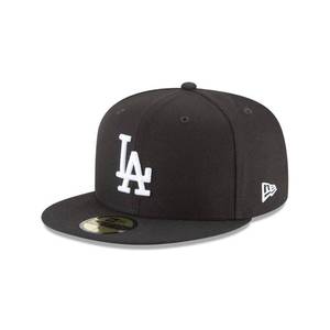 lot 7101 image: New Era 11591149 Los Angeles Dodgers Basic BlackWhite 59FIFTY Unisex-Adults Fitted Cap (7 34)