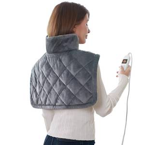 lot 7106 image: BOB AND BRAD Weighted Heating Pad with Far Infrared Therapy for Neck and Shoulders, Deeper Muscle Relief, Electric Heated Neck Shoulder Wrap, FSA HSA Eligible, 20x22, Gifts for Women Men Mom Dad