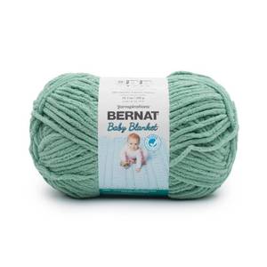 lot 7137 image: BERNAT BABY BLANKET YARN 300G 10.5 OZ, MISTY JUNG GREEN