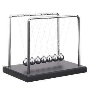 lot 7158 image: QLKUNLA Newtons Cradle Balance Balls Science Physics Gadget Desktop Decoration Kinetic Motion Toy for Home and Office(7 Beads) (7 Beads)