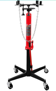 lot 11336 image: BIG RED TR4053-2 Hydraulic Telescoping Transmission Jack 360° Swivel Wheel, GarageShop Lift Hoist, 12 Ton (1000 lbs) Capacity, Red