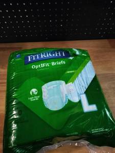 lot 1759 image: FitRight OptiFit Briefs Size L with Leak-Stop Guards
