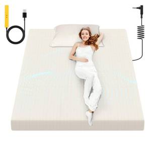 lot 1803 image: Grounding Sheet, 90% Organic Cotton  10% Pure Silver Organic Fitted Grounded Sheet for Improved Sleep, Connected Earth Energy - Healthy Sleep Therapy (White, (60.5  80.4  15.5inch)) - Retail $124.52