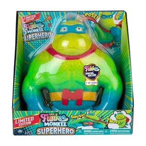 lot 1813 image: Limited Numbered Series (1450 Remain of 3500 Produced) ORB SUPER HERO Funkee Monkee - 4.5 Pound Stretchy Monkey - Squishy, Squeeze for Stress Relief - Special Edition Collectible Toy for Kids  Adults
