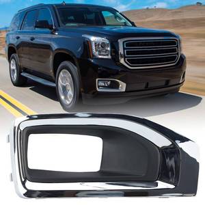 lot 1823 image: Clidr Fog Light Chrome Trim Cover for GMC YukonYukon XL 2015-2020 Passenger Side 22936427 GM1039187 (Right)