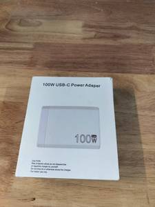 lot 2049 image: A 100W USB-C GaN Power Adapter Charger