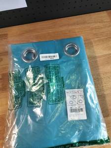 lot 2092 image: Nicetown Blackout Curtain Panel 46x72 Turquoise