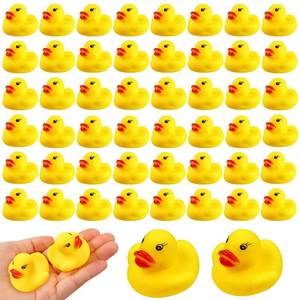 lot 2137 image: Rubber Duck Bath Toys Mini Ducks Bulk for Kids Baby Shower Decorations Birthday Party Favors Gift Classroom Summer Beach Pool Activity Carnival Game