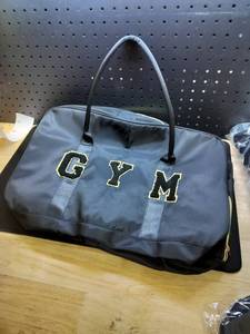 lot 3995 image: GYM Duffle Bag with Letter Patches
