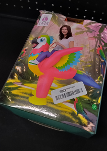 lot 5317 image: Inflatable Tropical Parrot Costume Size L