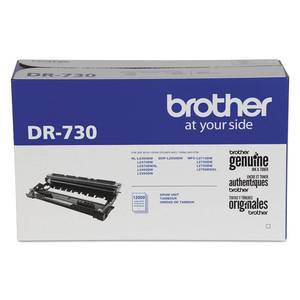lot 5325 image: Brother Genuine Drum Unit DR730 Yields Up to 12 000 Pages Black - Retail $129.99