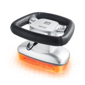 lot 5353 image: VEVOR Chiropractic Massager with Heat and Adjustable Vibration, Professional Orbital Handheld Therapeutic Body Massage Tool for Back, Neck, Shoulder Muscle Pain Relief - Retail $111.76