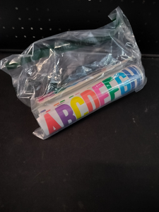 lot 6245 image: Alphabet Stickers Multiple Colors