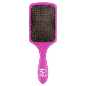 lot 6250 image: Wet Brush Paddle Detangler Hair Brush - For Thick Coarse Long Hair Purple 1 CT