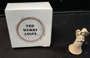 lot 6254 image: The Worry Angel Decorative Figurine with Original Box