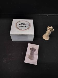 lot 6261 image: The Worry Angel Decorative Figurine with Original Box