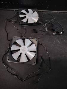 lot 6268 image: NZXT 120mm Computer Case Fans - Set of 2