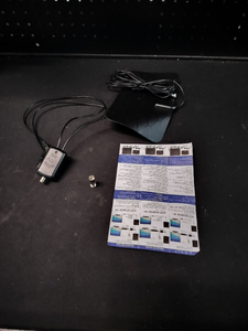 lot 6272 image: HDTV Antenna Signal Amplifier with Power Supply and Instructions