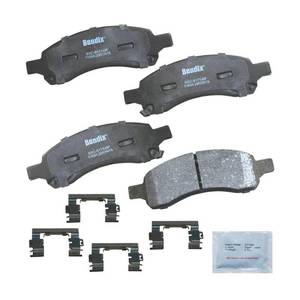 lot 6299 image: Disc Brake Pad Set Fits select 2009-2014 CHEVROLET TRAVERSE 2007-2014 GMC ACADIA