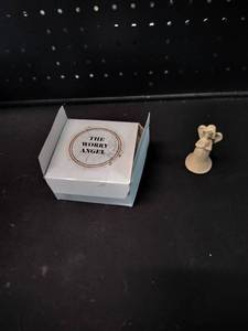 lot 6313 image: The Worry Angel Ceramic Figurine with Original Box