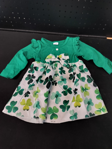 lot 6370 image: St Patricks Day Girls Dress Size 6-12M