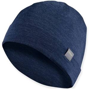 lot 6378 image: MERIWOOL Unisex Merino Wool Cuff Beanie Winter Hat for Men and Women Denim Blue