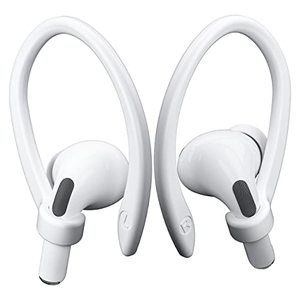 lot 6419 image: ICARERSPACE 2 Pairs AirPods Ear Hooks for AirPods Pro 2, AirPods Pro, AirPods 4, 3, 2 & 1, Upgraded Anti Slip Sports Clip Hooks for AirPods 1, 2, 3, 4,Pro and Pro 2 �� White