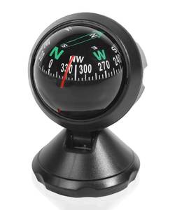 lot 8216 image: bylikeho Car Compass,Compass for Car,Car Accessories Automotive Compass Ball,Car Compass Ball with Bottom Stick,Dash Mount Adjustable Compass Ball for Boat Car Truck Marine Caravan to Find Direction